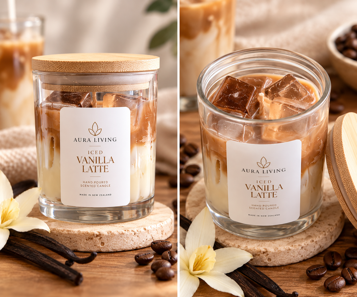 Iced Vanilla Latte Candle