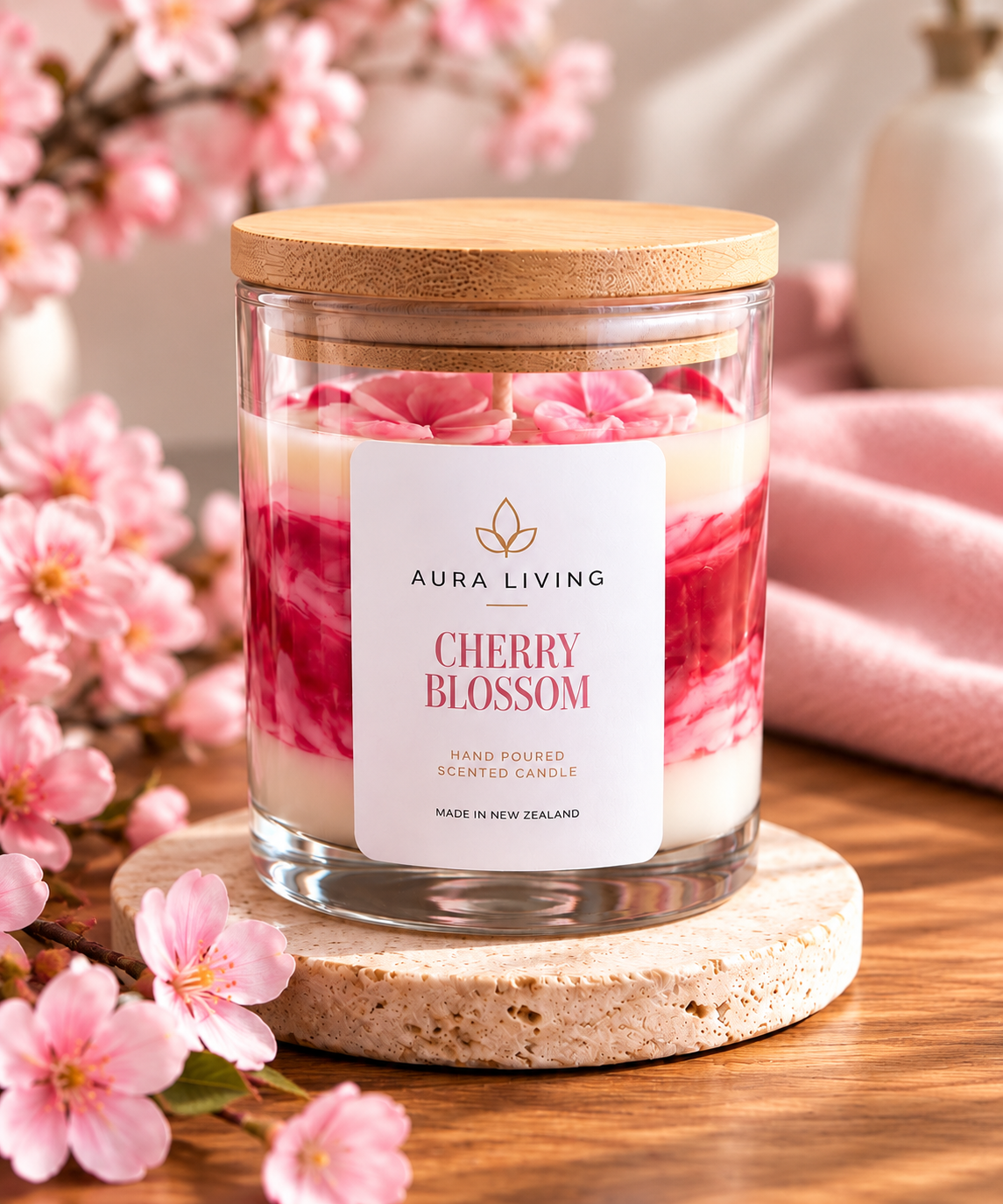 Cherry Blossom Candle