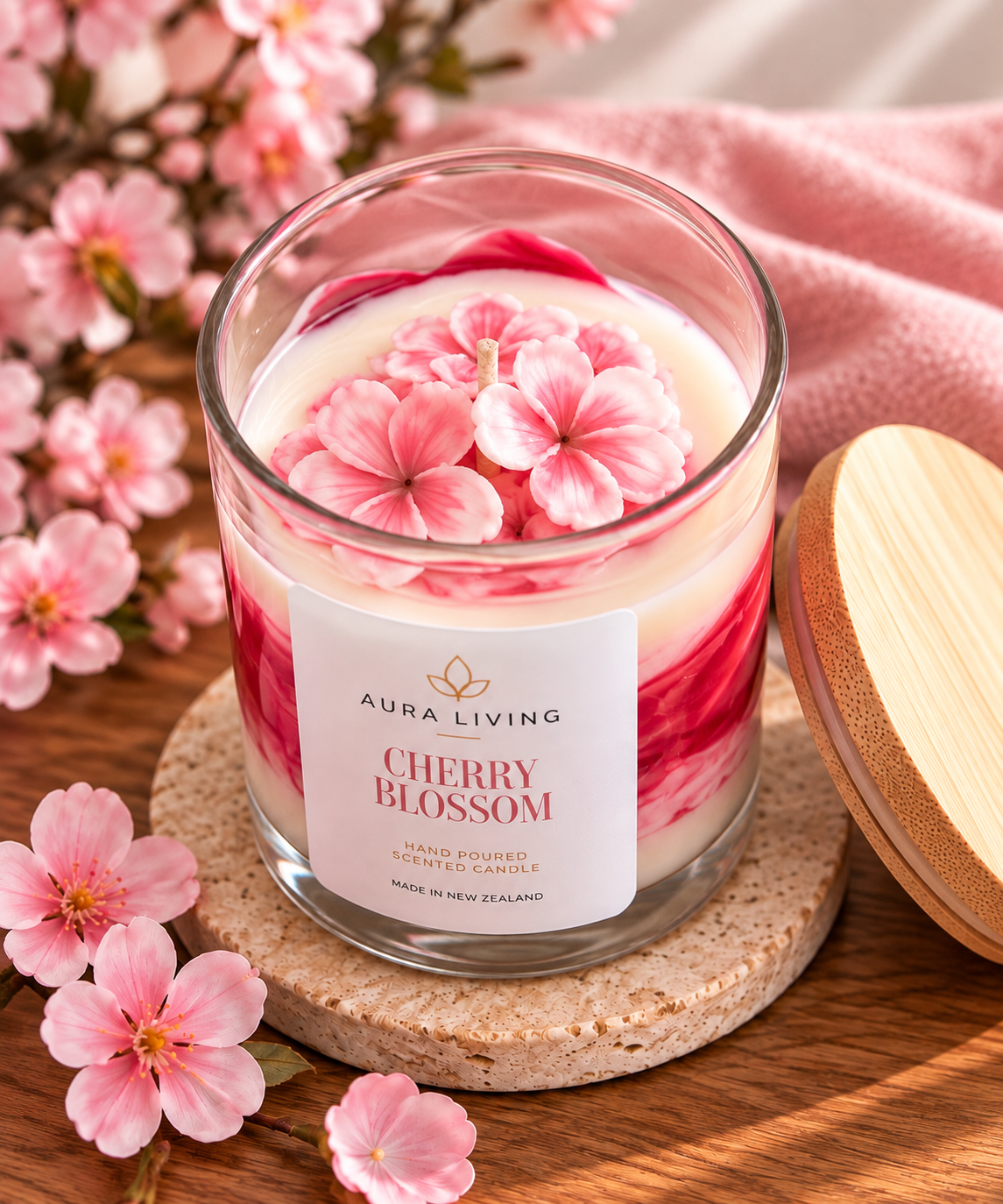 Cherry Blossom Candle