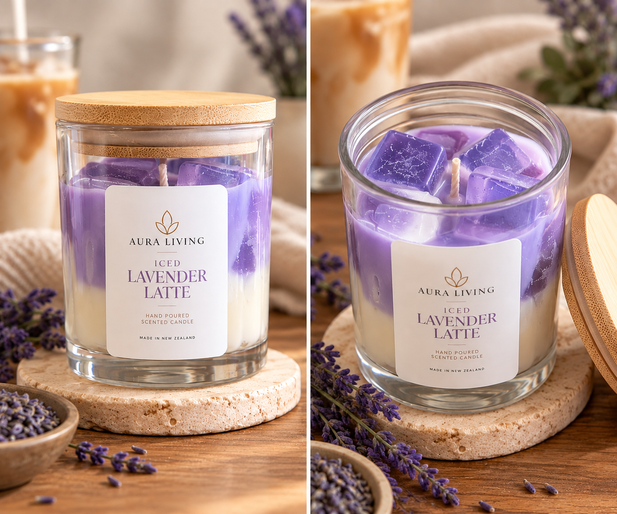 Iced Lavender Latte Candle
