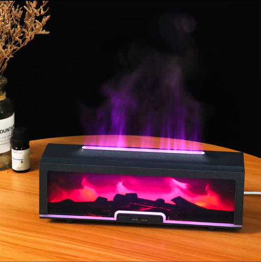 3-in-1 LED Flame Aroma Diffuser & Humidifier