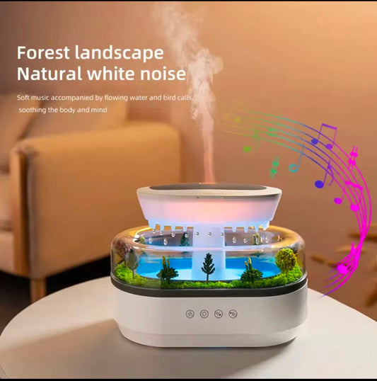 Raindrop Aroma Diffuser with White Noise